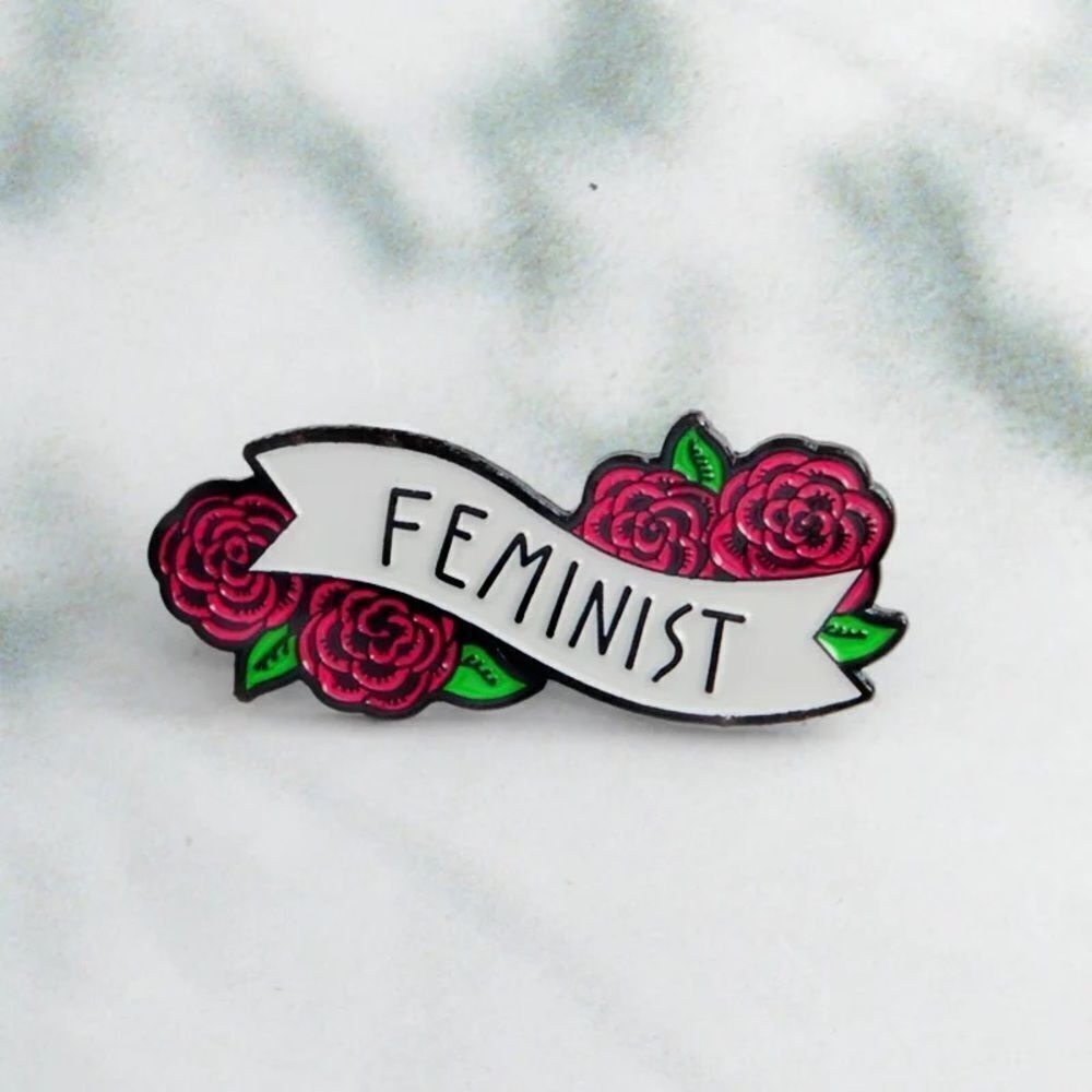 Feminist pin/brooch